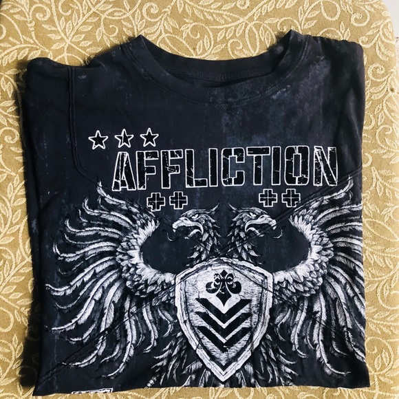 Affliction Other - Men’s AFFLICTION Short Sleeve Tee Black LARGE